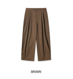 Ber Side Tuck Wide Pants
