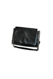 leather chain square bag