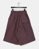 [back point!] Newo Biz Pocket Pintuck Bermuda Pants