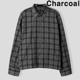 Jade crop check shirt