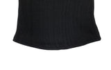 Plen Shirring RIb Slim Crop Short Sleeve T-shirt
