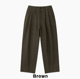 Summer Cooling Linen Half Banding Slacks