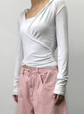 SLIM WRAP HOOD TOP