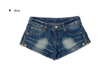 Dibe Vintage Washing Denim Low Shorts