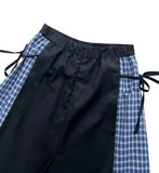 CHECK PLEATS STRAP SK