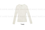 HENLEY BUTTON SLIM KNIT