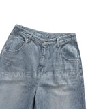 STRIPE BERMUDA DENIM