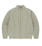 COVER STITCH NYLON TRACK JACKET