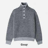 LEAD ST High Neck Crop Knit