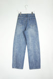 half two-tone denim