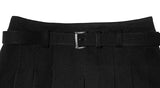 [Belt SET] Tizen Wool Pleated Skirt
