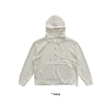 SUMMER KNIT HOOD ZIP-UP