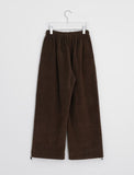 [BAONHAUS] Codend Fleece Brushed Banding Balloon Wide Pants