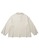 [AG] Big-Collar Waffle Pullover