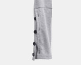 Juen Shoulder Slit Button Long Sleeve T-shirt