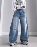 Curve Dart Volume Denim Pants