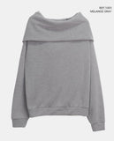Haun Off-Shoulder Hood Sweatshirt