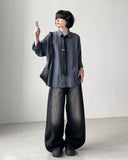 Well Slab Curve Wide Denim