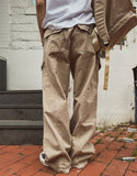Mute Dyeing Wide Cargo Pants