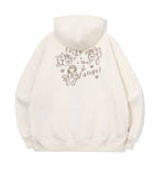 Fairy Angel Embroidered Hood Zip-Up