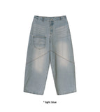 FRONT POCKET WIDE DENIM