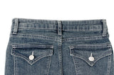Shingo Stitch Back Pocket Washing Bootcut Denim Pants