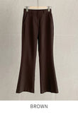 Slandy Banding Bootcut Slacks Pants