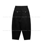 Classy Back Pocket Cotton Balloon Pants