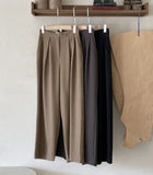 Berzel Pintuck Adjust Wide Slacks