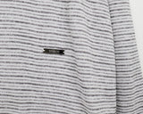Dante Unbalanced Warmer Striped Hooded T-Shirt