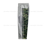 Half Camo Color Matching Line Training Pants