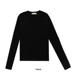 WOOL SLIM LONG SLEEVE