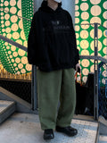Relaxed Brushed Wide Jogger Pants