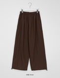 [BAONHAUS] Mitboss Nylon Banding Wide Pants