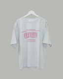 Bling lettering short sleeve t-shirt