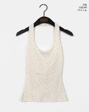 Torren Flower Halter Sleeveless