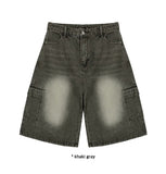 WASHING BERMUDA DENIM
