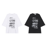 Vintage Lettering Hip-hop Tee