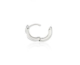 Triple Silver Cutout One-Touch Earrings S