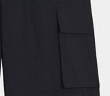 HEM BUTTON UTILITY CARGO NYLON PANTS