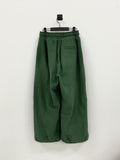 Green Corduroy Corduroy String Pants