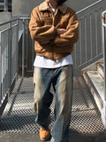 Chalk Dirty Washed Wide Denim