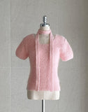 Andro Boucle Tie Knit Set