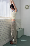HERRINGBONE CARGO PANTS