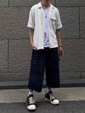 Non-Fade Cargo Bermuda Denim