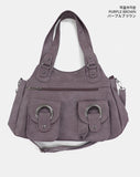 Cran Vintage Pocket Leather Shoulder Bag