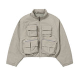 Cargo Nylon Short Jacket