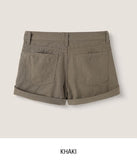 Mots Roll-up Button Shorts