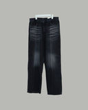 Crow Black Washed Denim Jeans