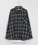 [unisex] Ryokoni Color Check Over Shirt